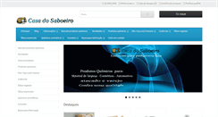 Desktop Screenshot of casadosaboeiro.com.br