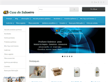 Tablet Screenshot of casadosaboeiro.com.br